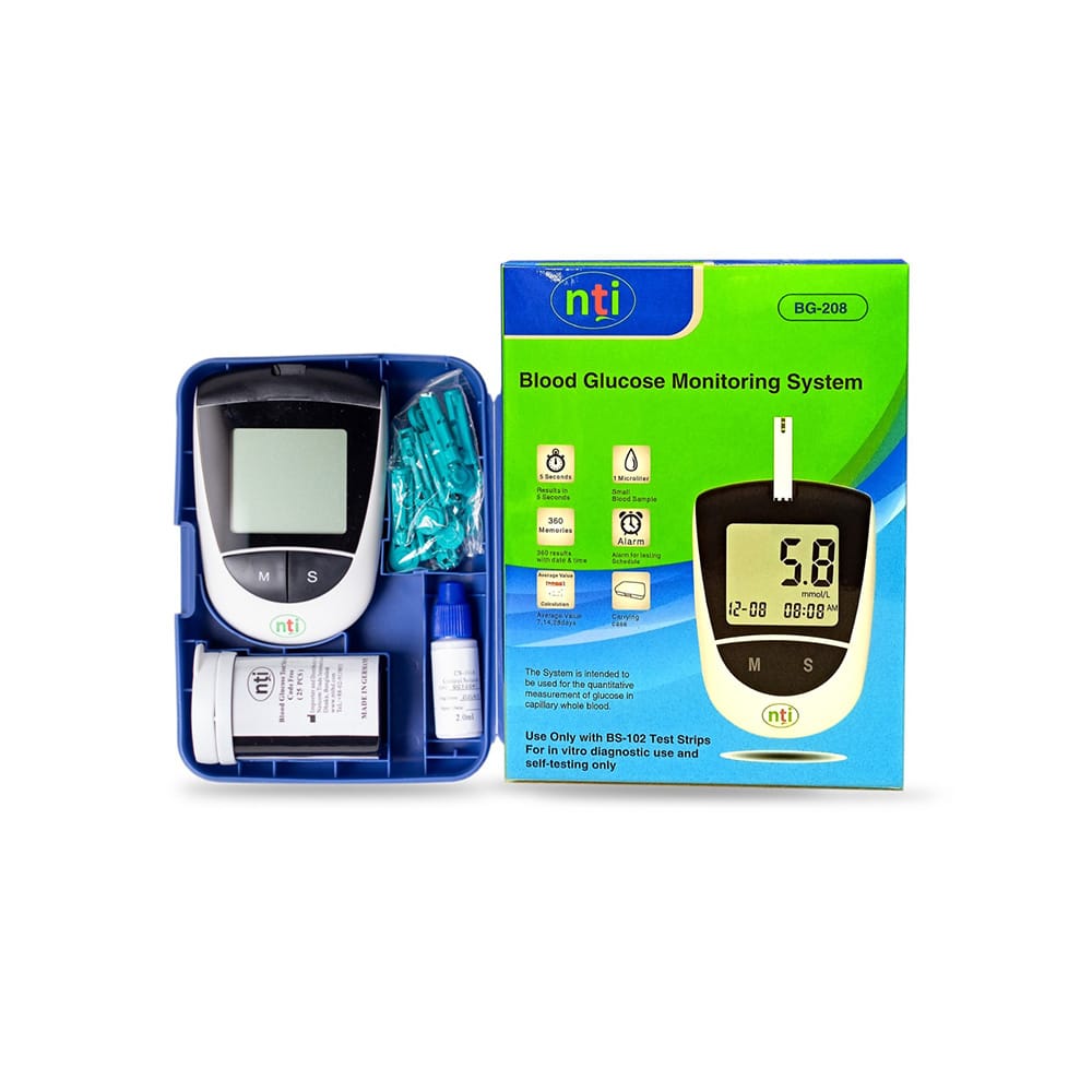 NTI Blood Glucose Monitoring System – BG-208